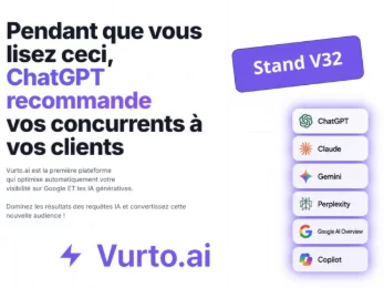 Vurto sera présent à Tech for Retail 2026 pour aider les enseignes à exister dans les réponses de l'IA générative